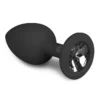 Diamond Buttplug Klein – Zwart