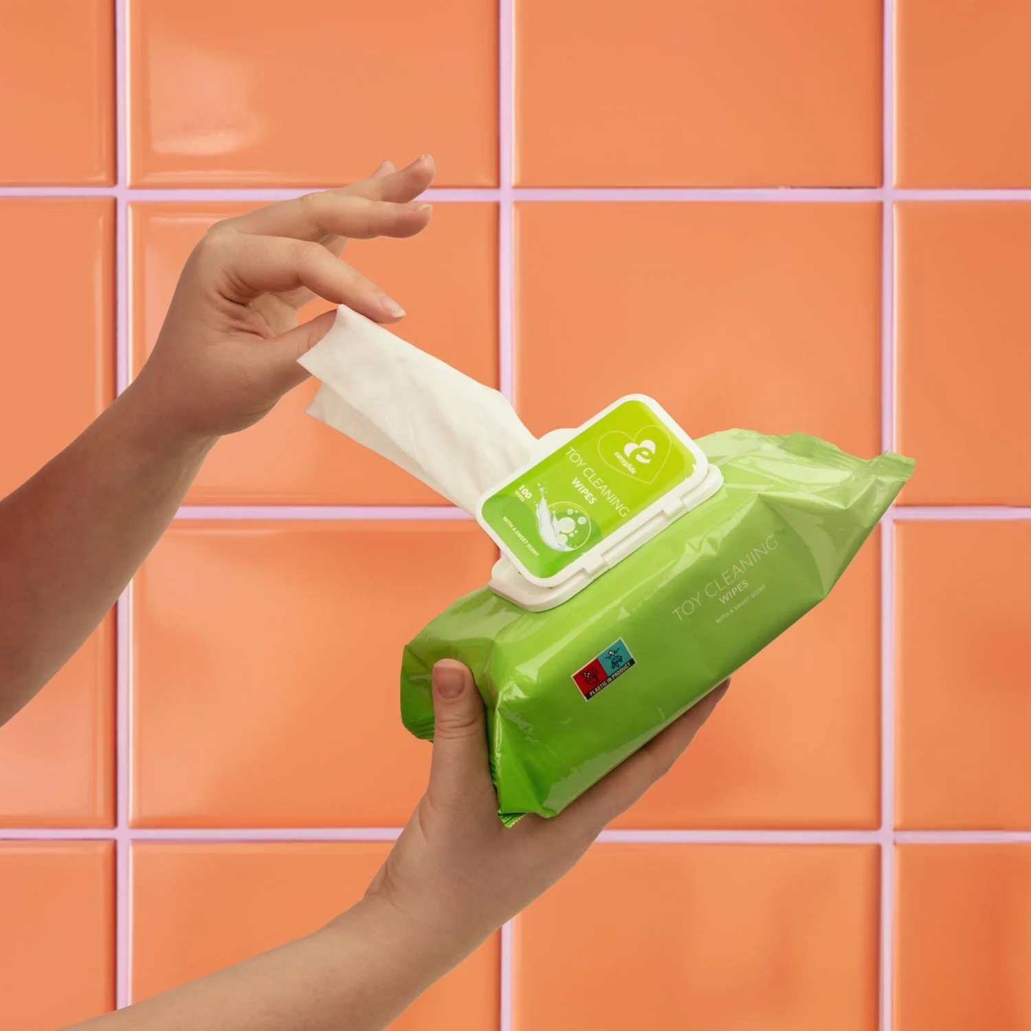 Toycleaner Doekjes – 100 stuks - Afbeelding 2